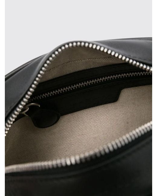 Courreges Black CourrÈ Ges Reedition Leather Bag