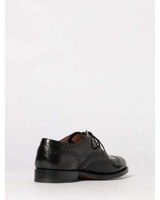 Church's Black Leather Derby Shoes for men