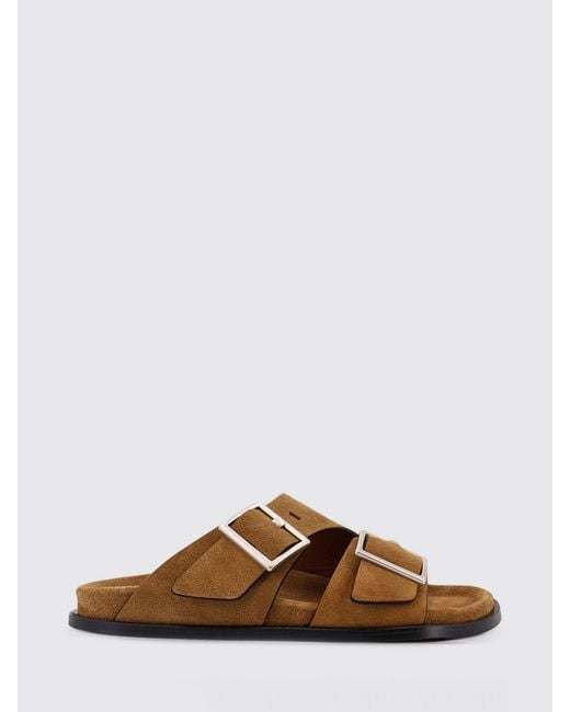Alohas Brown Suede Alba Sandals