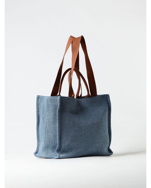 Marni Blue Tote Bags