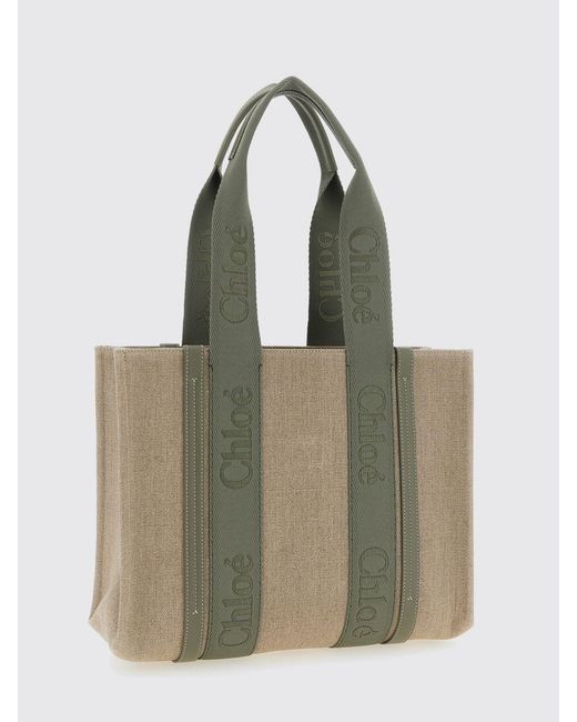 Chloé Green ChloÉ Woody Canvas Bag