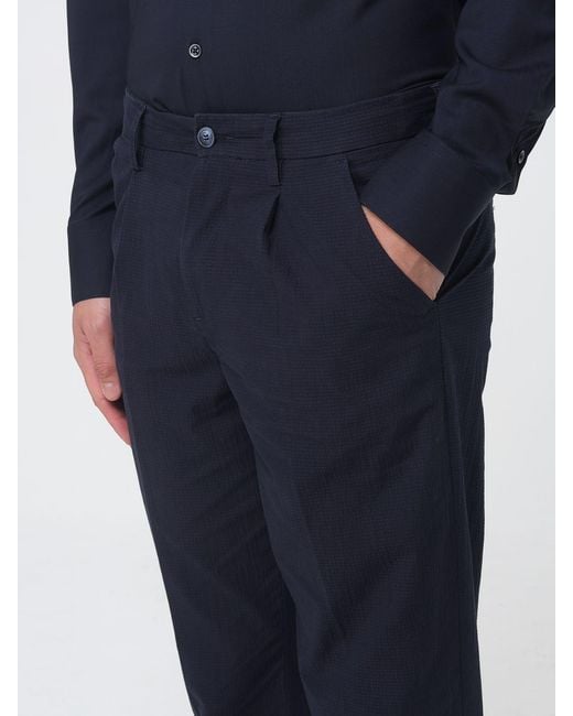 Re-hash Blue Marc Jersey Chino Trousers for men