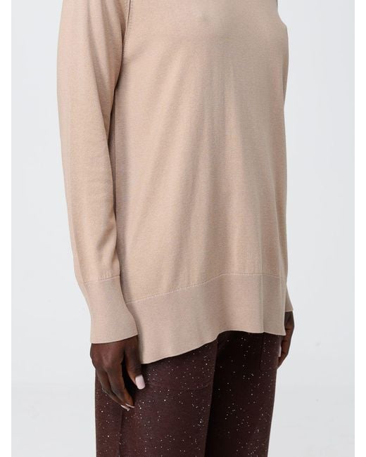 Kangra Natural Silk And Cotton Crewneck Top