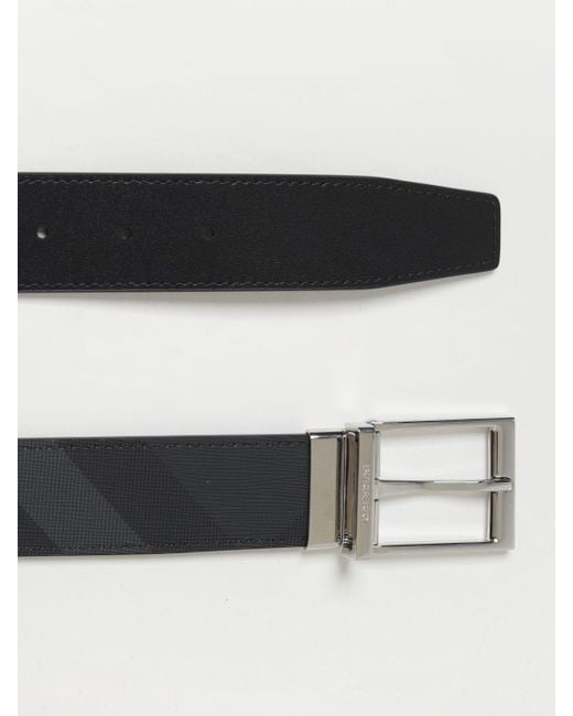 Cinturón Burberry de hombre de color Black