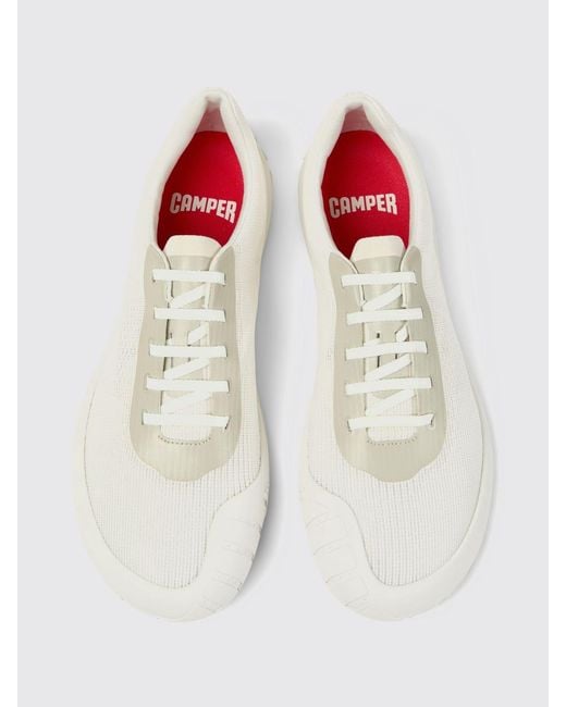 Camper White Peu Path+ Recycled Fabric Sneakers for men