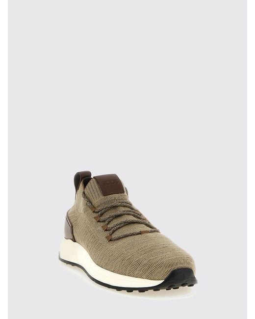 Tod's White Crochet Knit Sneakers for men