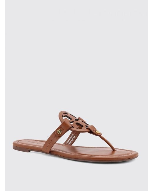 Tory Burch Brown Flip Flops