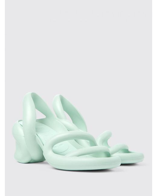 Camper Green Heeled Sandals