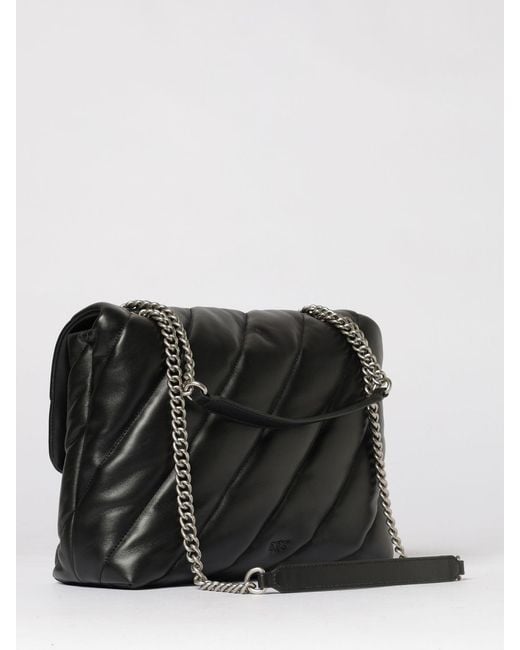 Pinko Black Love Bag Puff Maxi Matelassé Nappa Bag