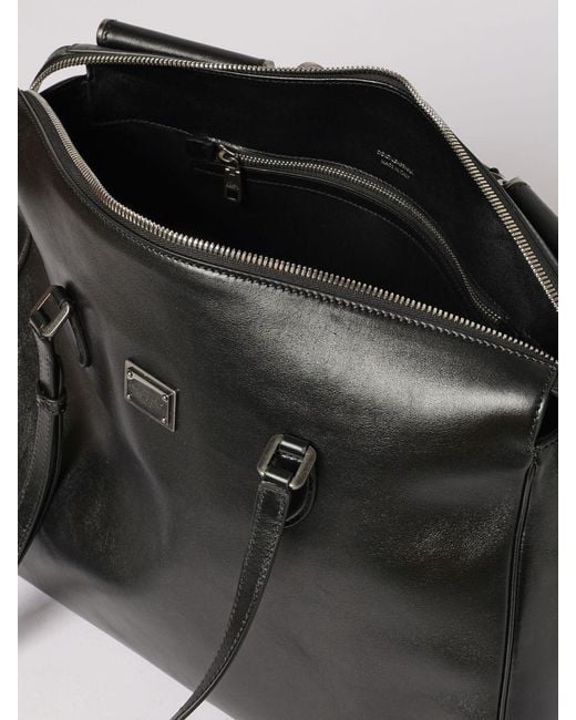 Dolce & Gabbana Black Dolce &Amp Gabbana Vittoria Leather Bag for men