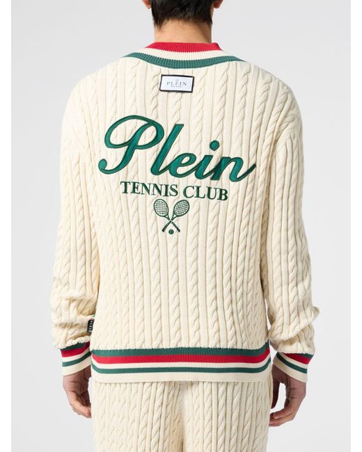 Philipp Plein Natural Sweater for men