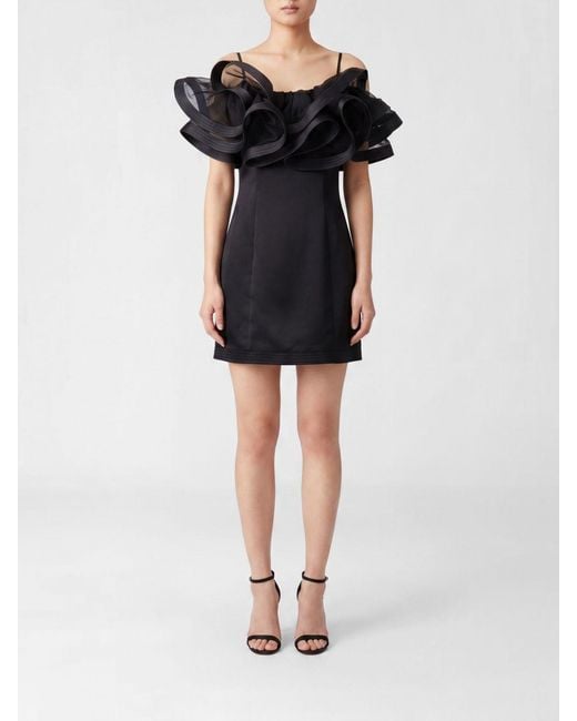 Elisabetta Franchi Black Mini Dress