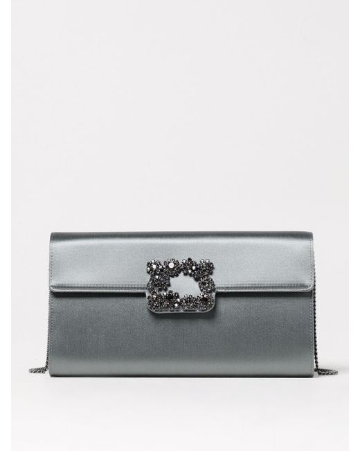 Roger Vivier Gray Schultertasche Damen