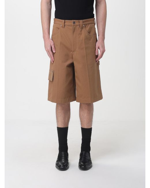 Gucci Natural Cotton Cargo Shorts for men