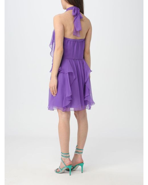 Alberta Ferretti Purple Dress