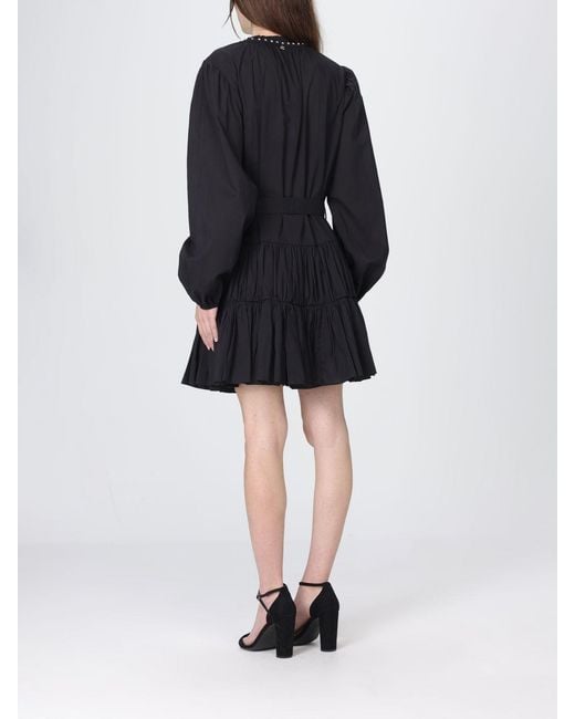 Liu Jo Black Cotton Mini Dress