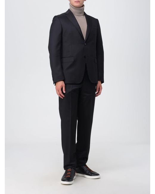 Zegna Black Suit for men