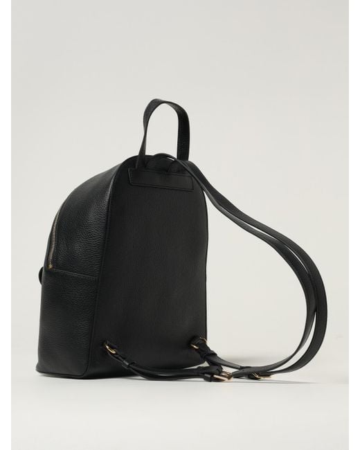Coccinelle Black Beat Generation Grained Leather Backpack
