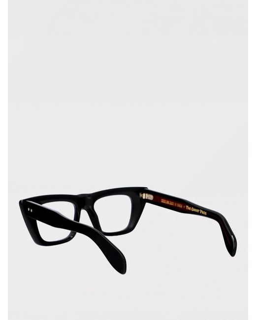Cutler & Gross Black Cutler &Amp Gross Gfop-008 Acetate Optical Glasses for men