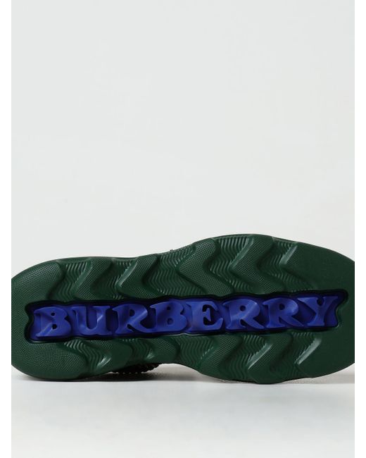 Chaussures derby Burberry pour homme en coloris Green