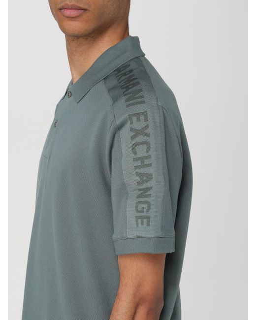 Armani Exchange Green Polo Shirt for men