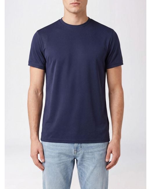 Rrd Blue Short-Sleeved Crewneck T-Shirt for men