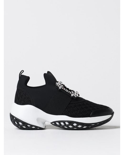 Roger Vivier White Viv' Run Sneakers By