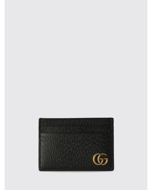 Gucci White Gg Marmont Credit Card Holder for men