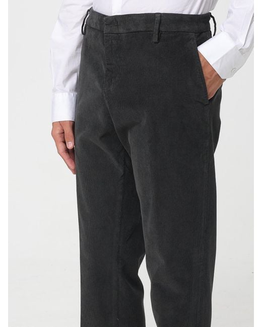 Dondup Black Pants for men