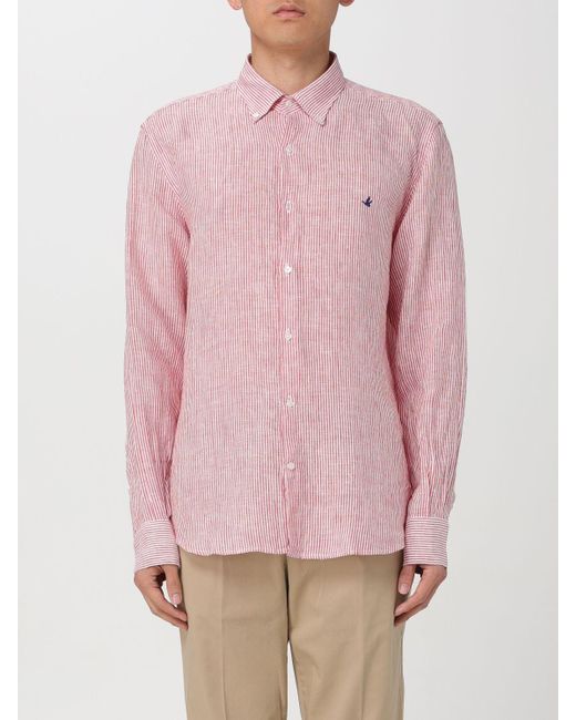 Brooksfield Pink Shirt for men