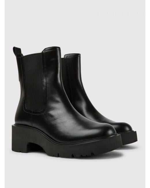 Camper Black Stiefelette
