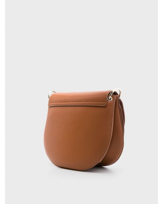 DKNY Brown Schultertasche Damen