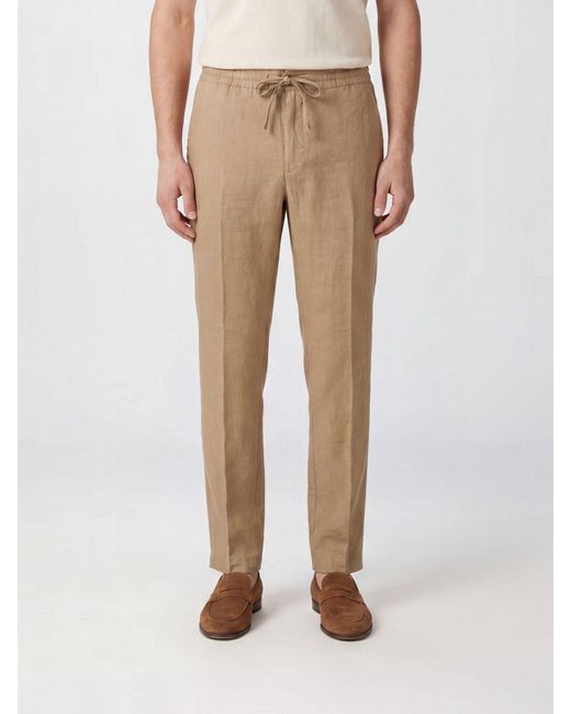 120% Lino Natural Pants for men