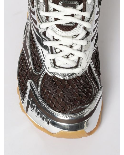 Bottega Veneta White Orbit Mesh And Rubber Sneakers