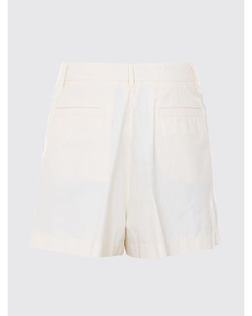 Fabiana Filippi White Cotton Blend Shorts