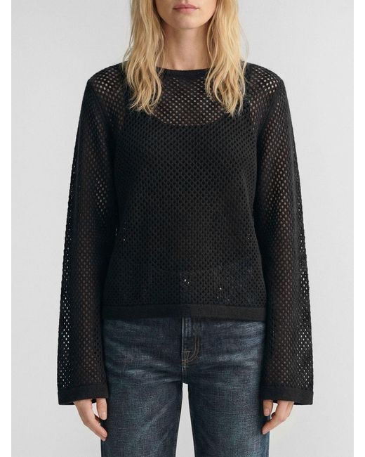 Allude Black Virgin Wool And Cashmere Sweater