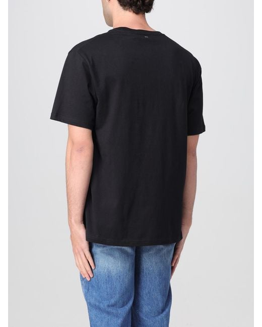 Just Cavalli Black Short Sleeve Crew Neck Tee for men