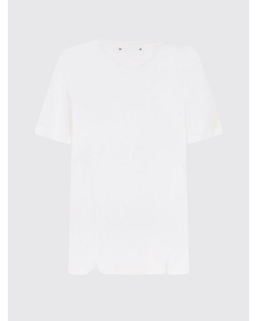 Golden Goose Deluxe Brand White Lyocell T-Shirt for men