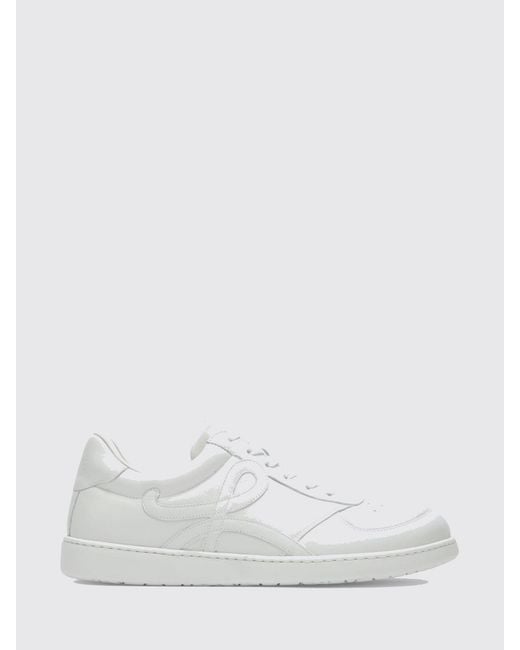 Loewe White Jambo Leather Sneakers for men