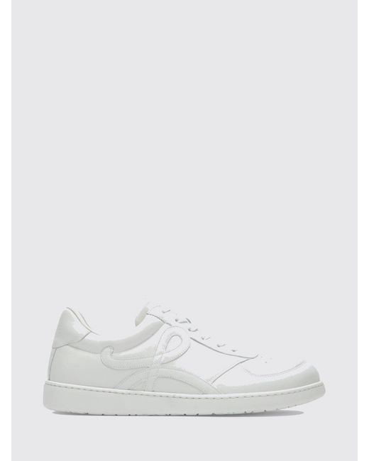 Loewe White Jambo Leather Sneakers for men