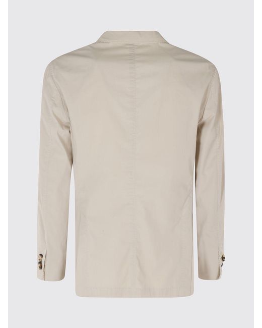 Boglioli Natural Jersey Single-Breasted Blazer for men