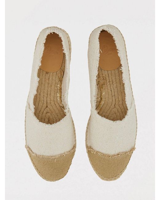 Castaner White Flat Shoes