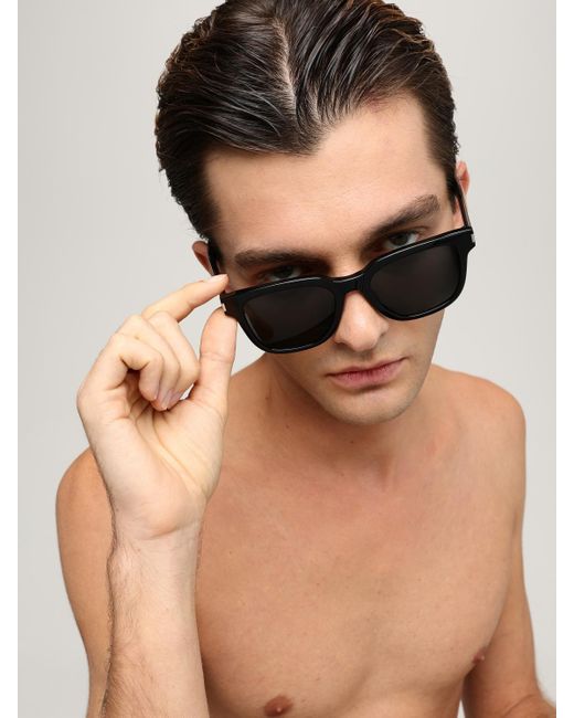 Occhiali Da Sole Uomo di Saint Laurent in Black da Uomo