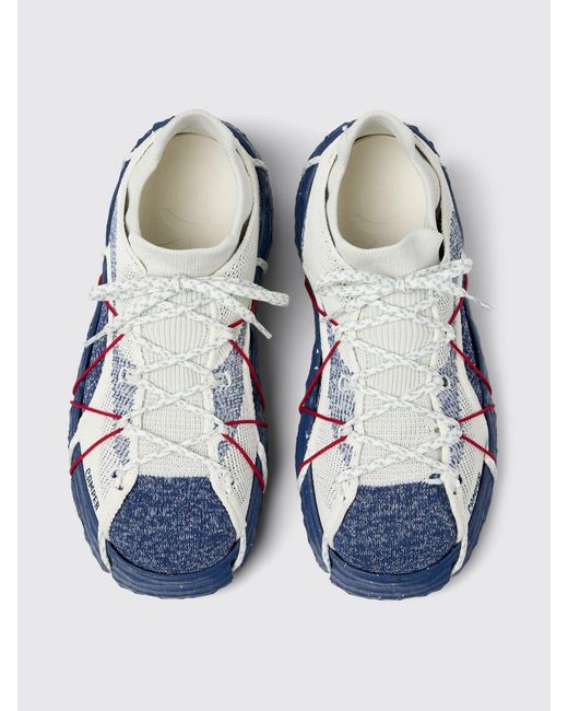 Camper Blue Roku Recycled Polyester Knit Sneakers for men