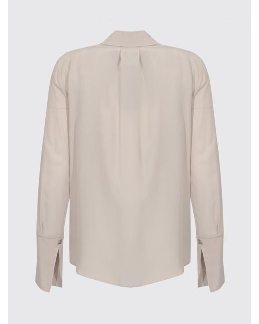 Patrizia Pepe Natural Polyester Shirt
