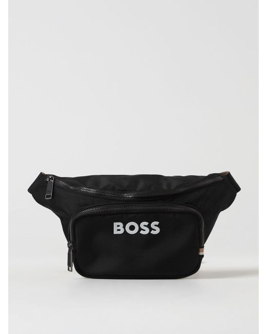 Boss Black Belt Bag for men