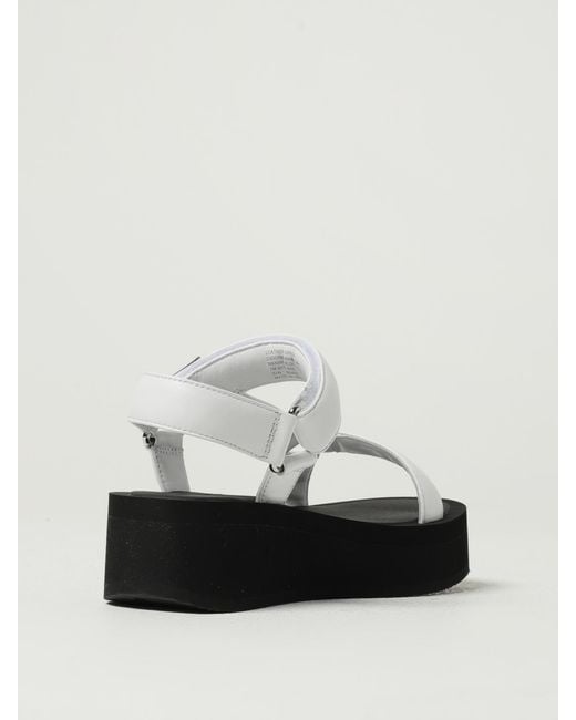 Tory Burch White Platform Sandals