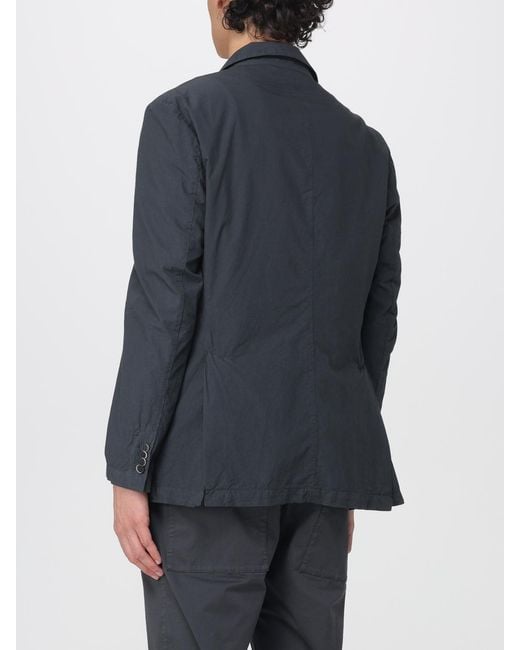 Barena Blue Cotton Blazer for men