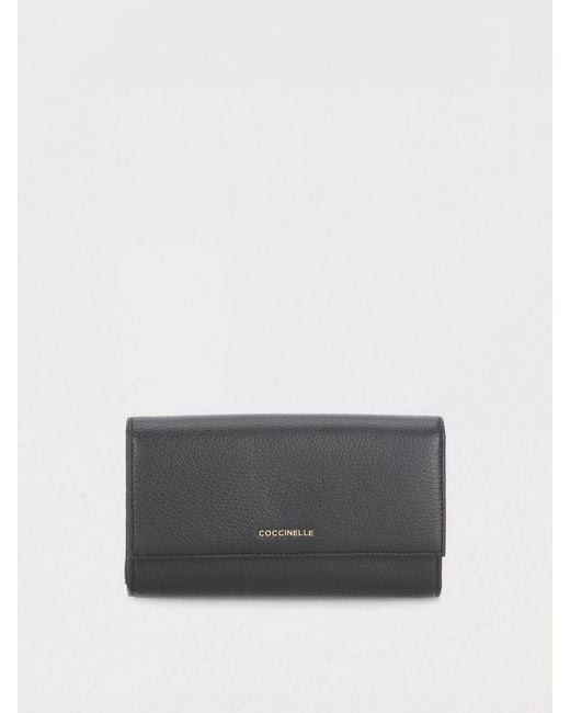 Coccinelle Gray Leather Wallet