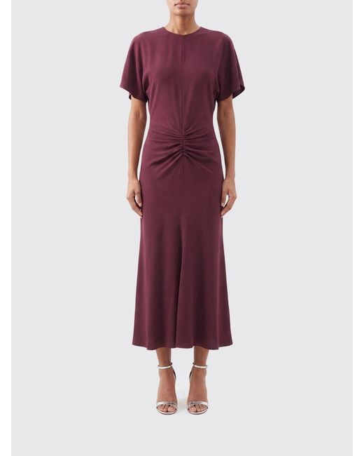 Victoria Beckham Purple Dress